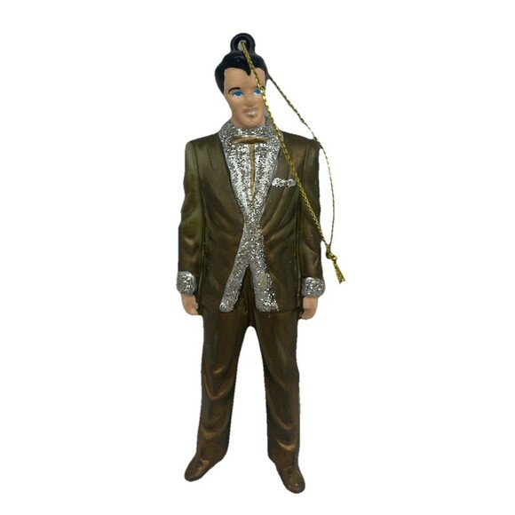 Kurt Alder Elvis Presley Vtg Christmas Ornament Collectible Signature Product 5” - Picture 2 of 7